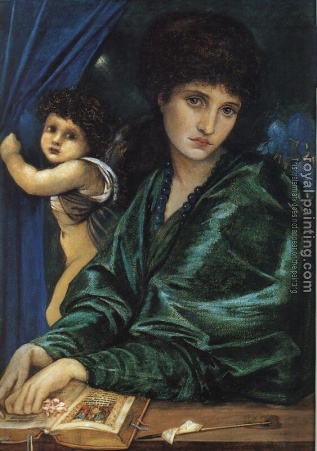 Sir Edward Coley Burne-Jones : Portrait of Maria Zambaco
